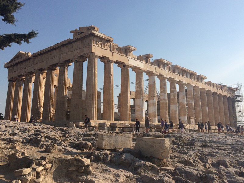The Acropolis with kids